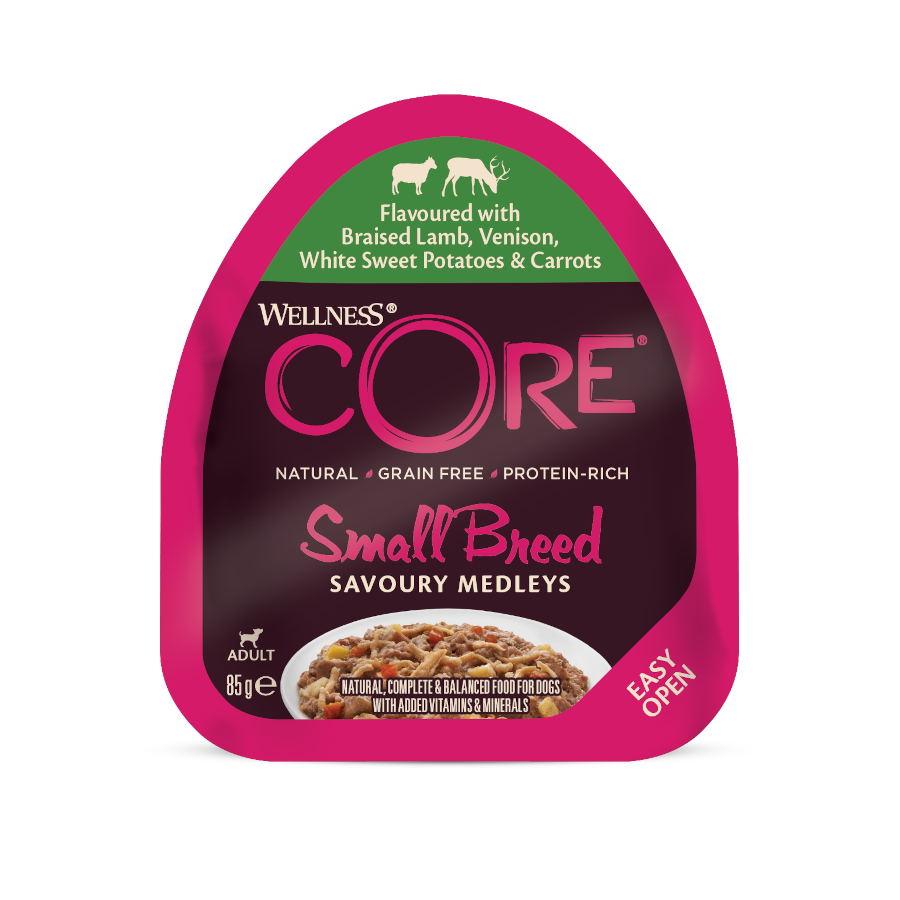 Wellness Core Small Breed Grain Free Cordeiro e Veado terrina para cães